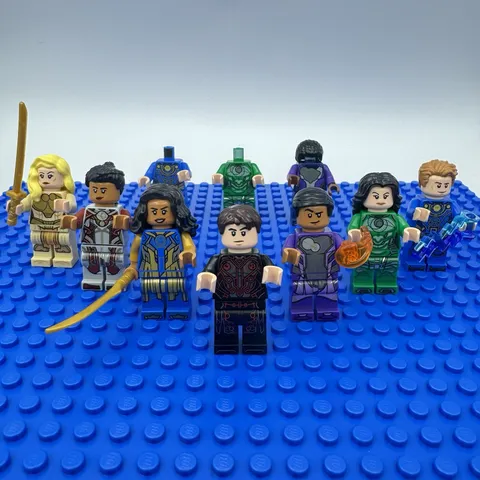 LEGO Marvel Super Hero Eternals Minifigure Lot x7 + Parts + Accessories NICE!