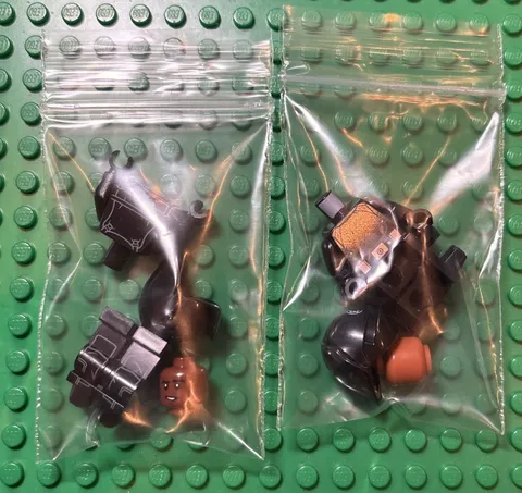 LEGO Imperial Crew - Black Cap with Tan Hair 75419 sw1462 Minifig Complete male