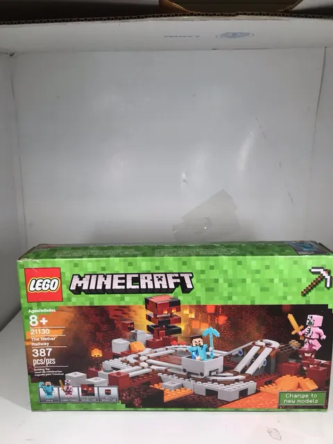 LEGO Minecraft: The Nether Railway (21130) NEW IN BOX SEALED!! Some BOX DAMAGED
