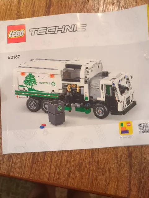 LEGO Technic Mack LR Electric Garbage Truck Used Incomplete