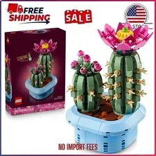 LEGO Botanicals Flowering Cactus 11509 Building Toy Set Home Decor Gift Kids