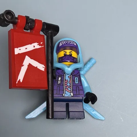 Lego Ninjago Minifigure NJO0780 Lil' Nelson Medium Azure Hood F8