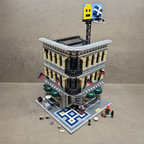 Lego Parts and Pieces Lot - Lego Set 10211 Grand Emporium 3 Story Shop Billboard