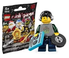 Lego Collectible Minifigures Series 8: DJ 8833 New, Sealed!