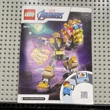 LEGO Super Heroes: Thanos Mech (76141) manual instruction booklet ONLY