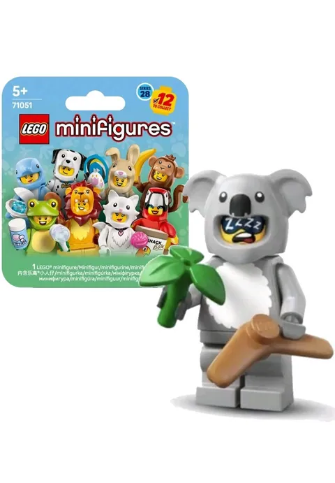 Sealed New Lego Koala Costume Fan Suit Guy Minifigure Collectible Series 28 CMF