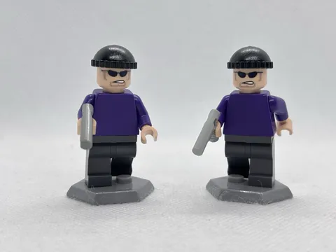 Lego Joker Henchman 2006 UV Printed Minifigure Authentic