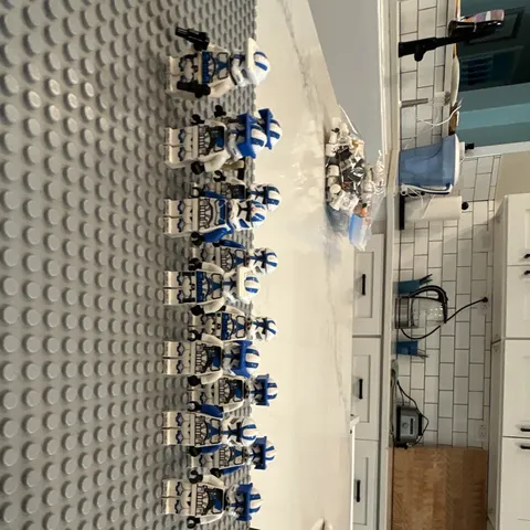 LEGO Star Wars 501 clone trooper lot along with custom figs on second pic