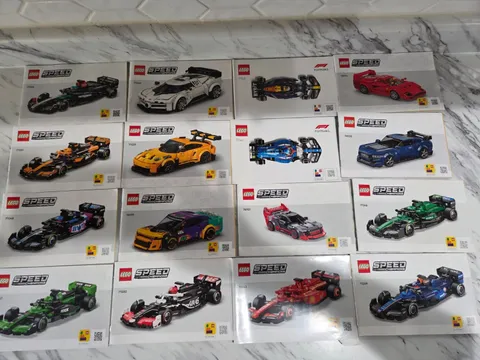 Lego Speed Champions Manuals Lot Of 16