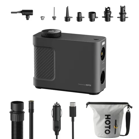 Hoto Air Pump Master Portable Cordless Tire Inflator Electric Air Pump 9 Pump