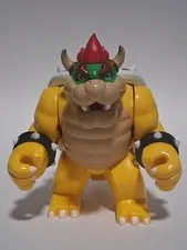 Bowser= King Koopa 3in Minifigure Super Marion Custom Lego Pad Printed 