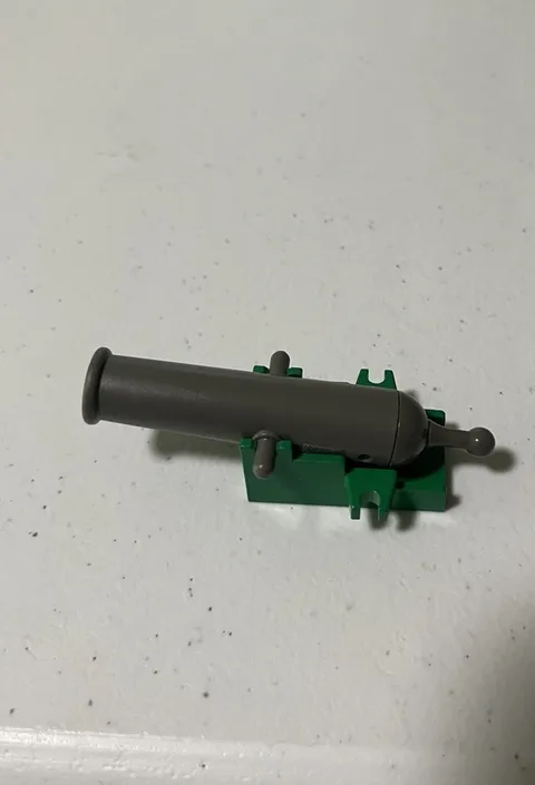 LEGO Pirates Cannon Classic Green Base Only In Sets 6280 6291 Genuine Original!