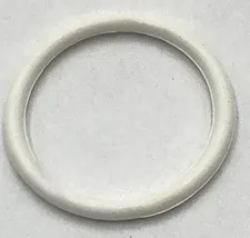 Lego New White Rubber Belt Small Round Cross Section  Approx. 2 x 2 Stud