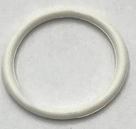 Lego New White Rubber Belt Small Round Cross Section  Approx. 2 x 2 Stud