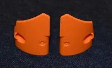 (2 - 1 pair) 3x5 Orange Technic Car Tapered Panel Bricks ~ New Lego Parts ~
