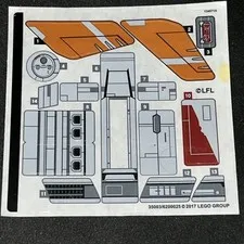 Lego New Sticker Sheet Star Wars Resistance Transport Pod #75156