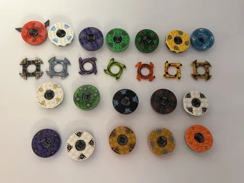 Ninjago Lego Spinner Lot of 17 + 7 rings