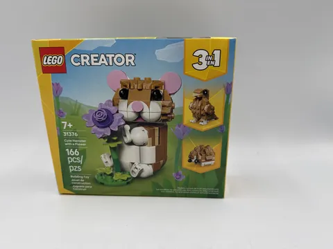Lego 31376 Creator 3 in 1 Cute Hamster with a Flower - NEW SEALED