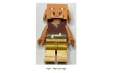 LEGO® Minifig min117 - Piglin - Pearl Gold Legs