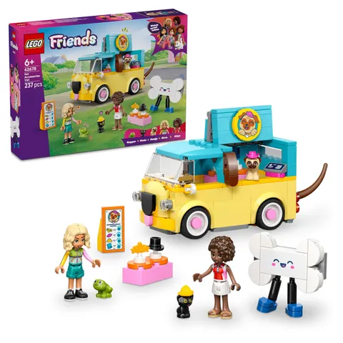 LEGO Friends Bestelwagen met Dierenaccessoires – Speelgoed Dieren Bouwpakket voo