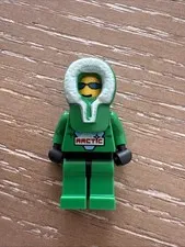 Lego Arctic Minifigure with Green Hood/Body