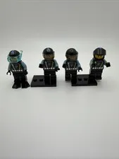 Lego Aquazone Aquaraiders Diver 4 Minifigure Lot