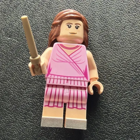Hermione Granger 75969  Pink Dress with Wand Harry Potter LEGO Minifigure Figure