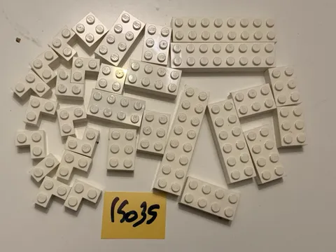 Lego White Brick Parts Lot