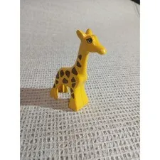 LEGO Duplo Giraffe Animal Figure Yellow with Brown Spots Zoo Safari 4066pb01
