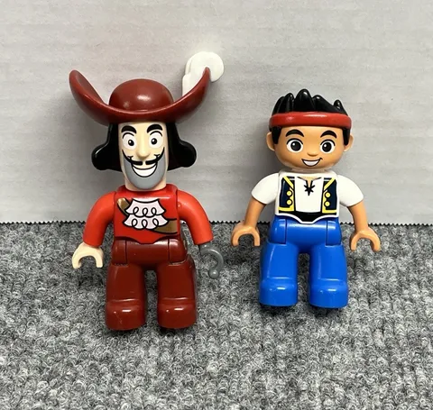 Lego Duplo Jake And The Neverland Pirates Figure Lot Captain Hook Jake