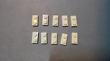 LEGO Loose Lot (10 Pieces): 3023 - 1x2 Plate White [NEW]