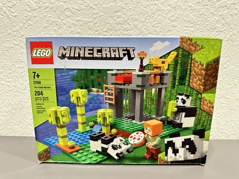 LEGO Minecraft: The Panda Nursery (21158) 2020 Retired New Other (Box Wear)