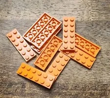 LEGO Orange Plate 2 X 6 QTY 10. Part No. 3795.