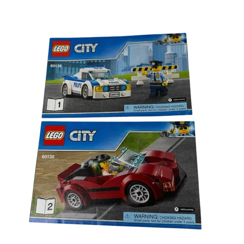 Lego City 60138 Instructions Manual Booklet ONLY High Speed Chase