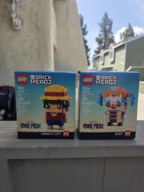 LEGO One Piece Buggybrickheadz Luffy And Buggy