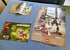 3 Vintage 2000s Lego System Catalogs Brochures Bionicle