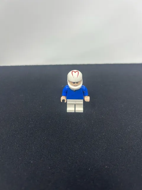 LEGO® Speed Racer Minifig w/ Blue Pullover From Set 8158 sr001 RETIRED