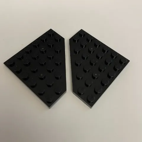 Lego 6106 Black Replacement Parts Pieces Lot of 2