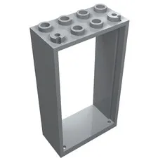 5x LEGO® Part 60599 - Door, Frame 2 x 4 x 6