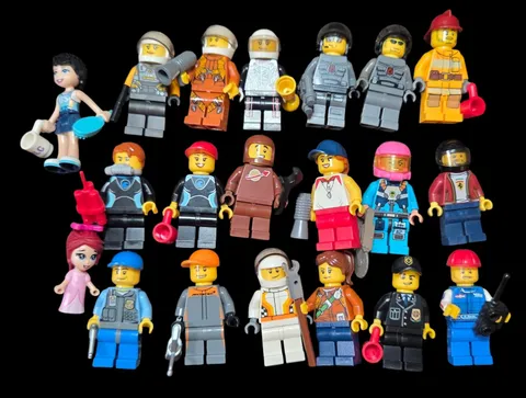 Lego City Friends Lot Of 20 Space Police