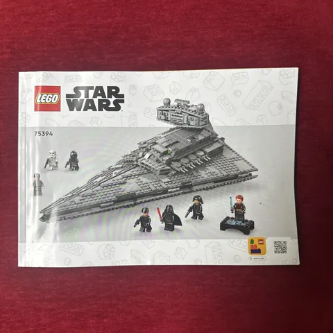 LEGO Instruction Manual Only 75394 Imperial Star Destroyer No Bricks