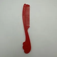 Vintage 1980’s Barbie Accessory Red Comb Doll Comb Y2K Baby Doll