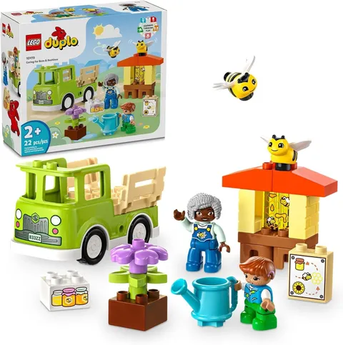 LEGO DUPLO Town Caring for Bees & Beehives Preschool Kids’ Learning Toy (10458)™