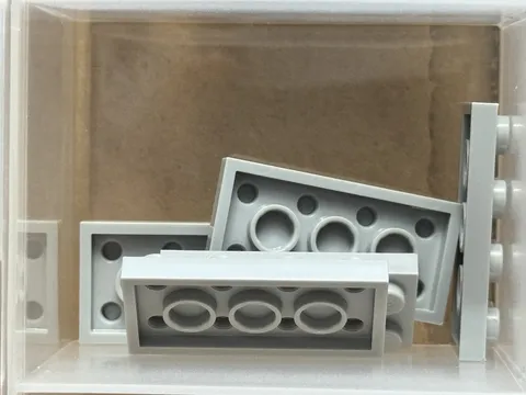 LEGO Parts - Light Bluish Gray Plate 2 x 4 - No 3020 - QTY 5