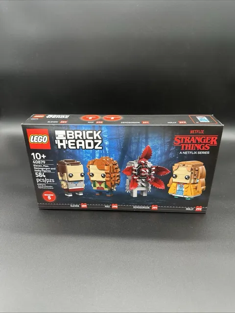 LEGO 40879: Eleven, Max, Demogorgon and Holly Brickheadz Stranger Things SEALED