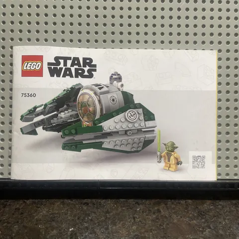 LEGO 75360 Star Wars Yoda’s Jedi Starfighter Instruction Manual Booklet ONLY
