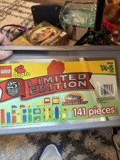 VINTAGE DUPLO 25TH ANNIVERSARY LIMITED EDITION SILVER LEGO SET ITEM #3030