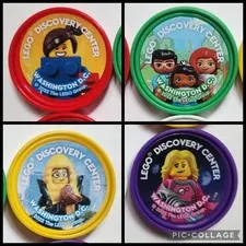 Washington D.C. Legoland Collectible Pop Badges Lego Discovery Lot Of 4 NEW