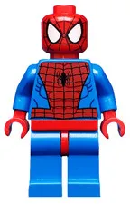 LEGO [No Color/Any Color] Spider-Man - Black Web Pattern, Red Hips sh0115 Used G