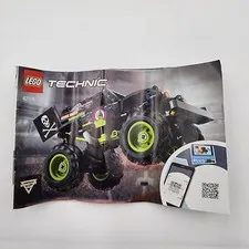 LEGO Technic Monster Jam Grave Digger 42118 Instruction Manual 2-in-1 - ONLY